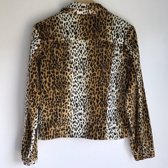 Leopard Punk Jacket Medium Don't Mess with Texas - Picture 7 of 8